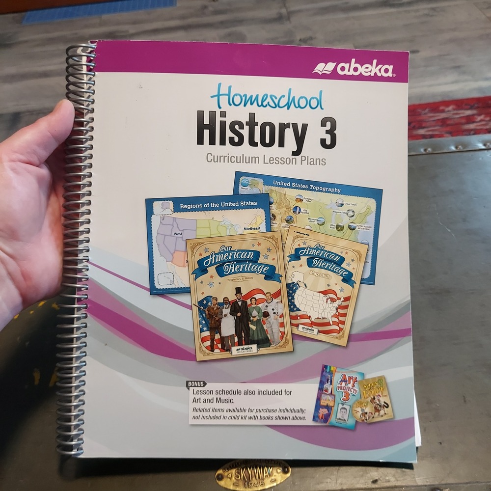 Abeka Homeschool History 3 Curriculum Lesson Plans 3rd Grade American Heritage